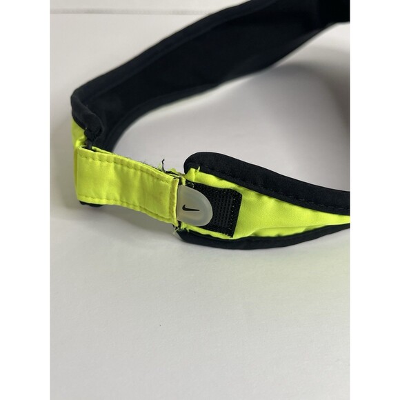 Nike Featherlight Dri fit  Women's Neon Yellow Visor Cap Adjustable Tennis Golf - Picture 3 of 6